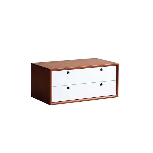 ChapterLiving Vintro Modular Storage System – Cream White Double Large Drawer Cabinet