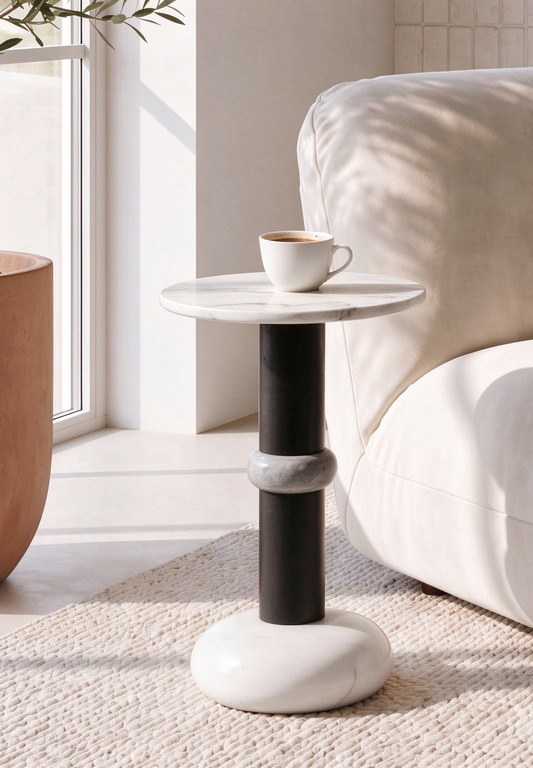 ChapterLiving Pebbla Round Side Table