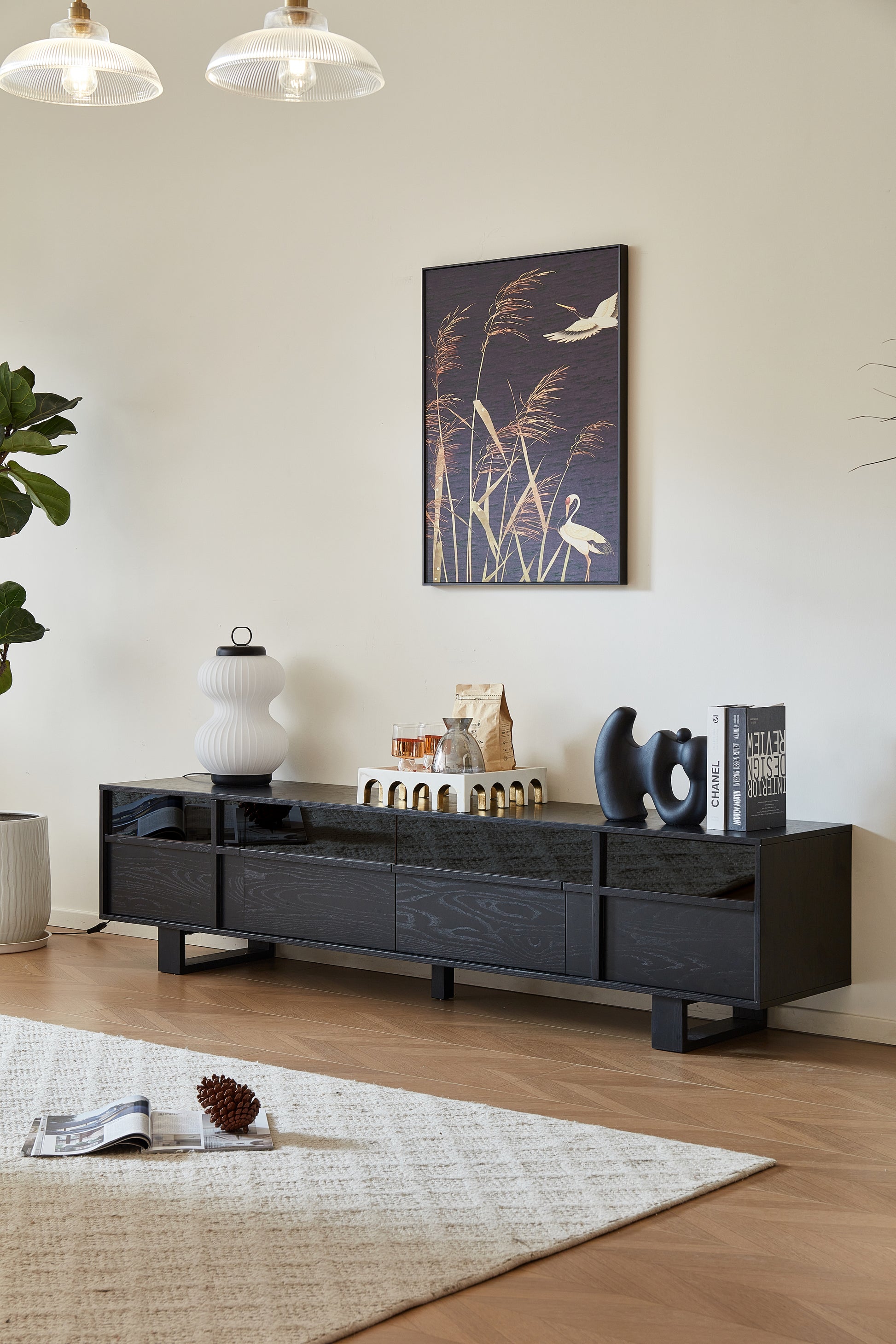 Chapterhome Axis Entertainment Unit Minimalist Black