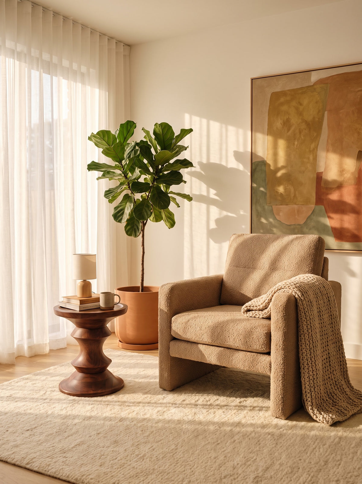 ChapterLiving Otta Solid Wood Side Table