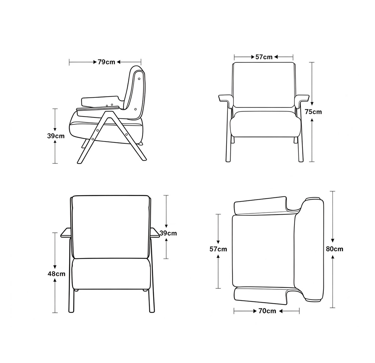 ChapterLiving Linda Armchair
