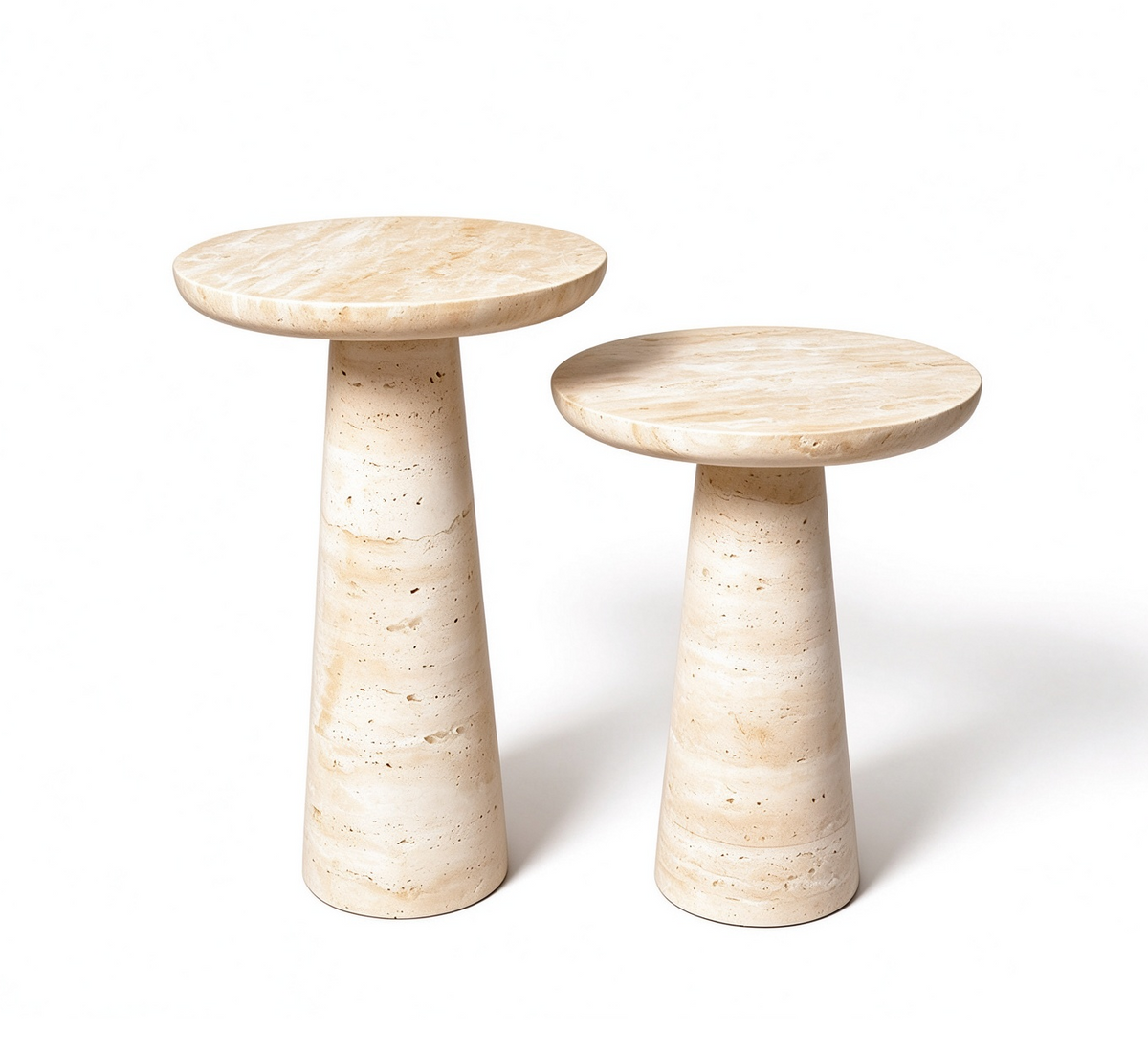 ChapterLiving Dune Round Side Table Ø35 × H45cm+Ø35 × H55cm