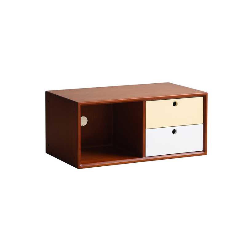 ChapterLiving Vintro Modular Storage System – Cream Yellow & Cream White Twin Small Drawer Cabinet