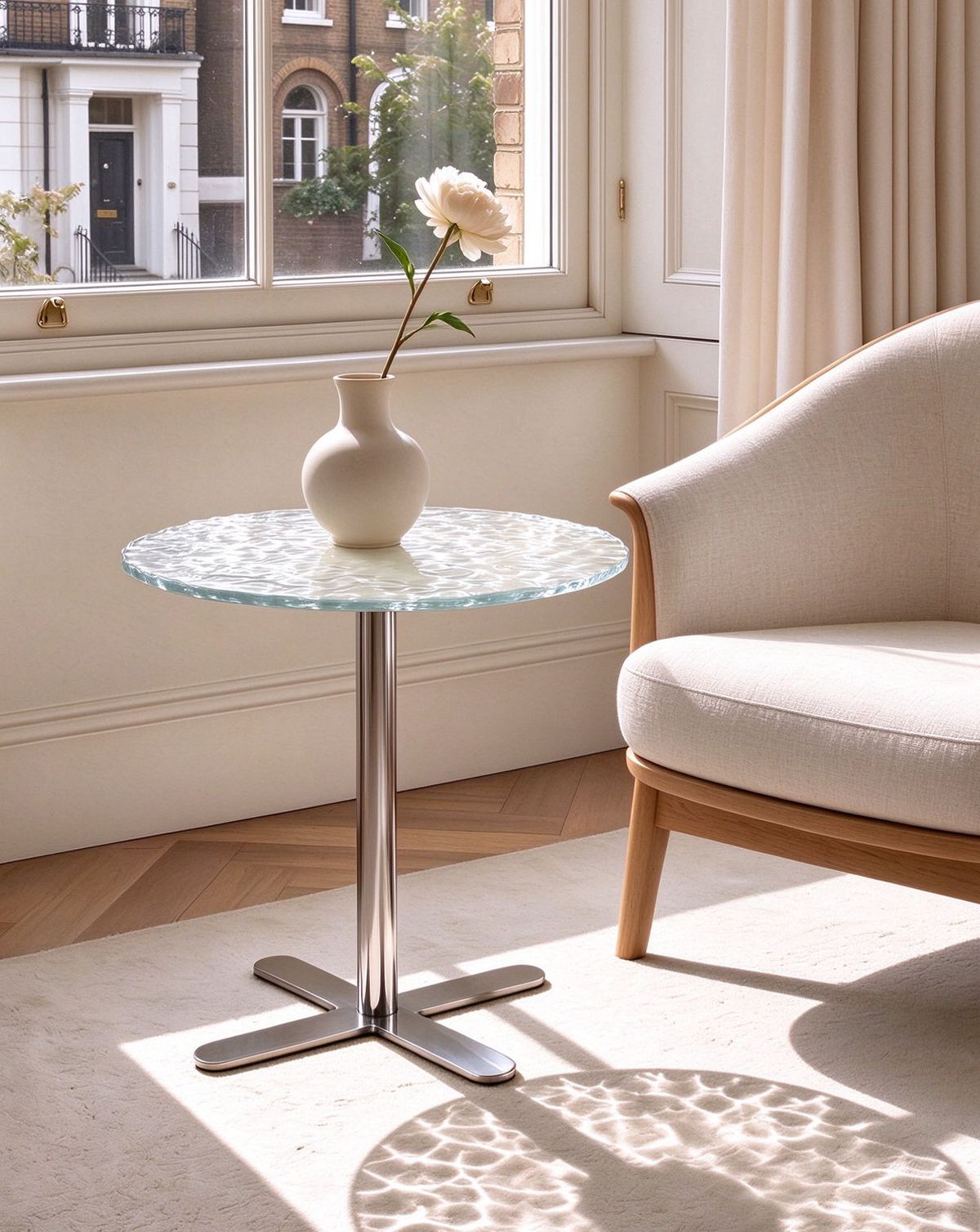 ChapterLiving Ripple Round Side Table