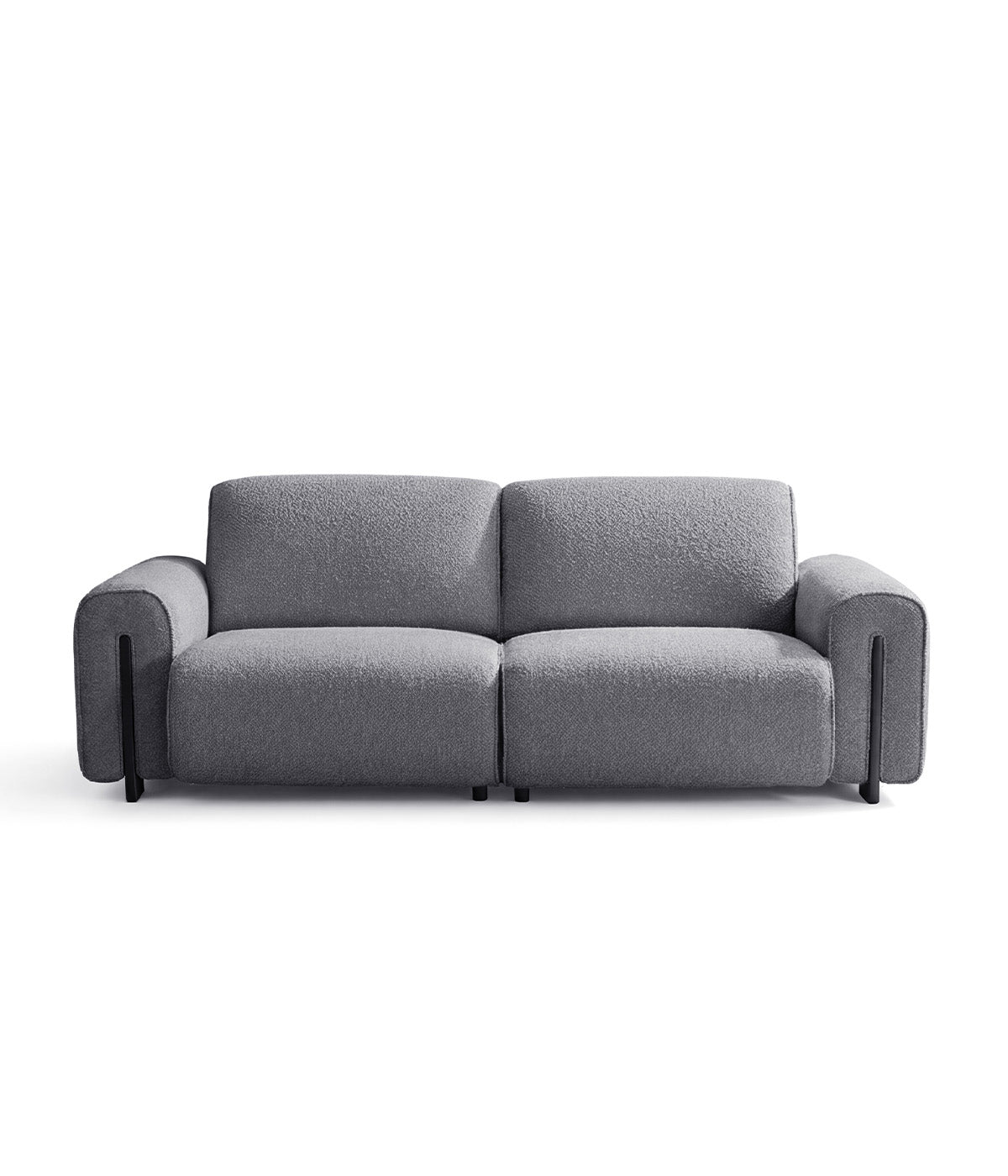 ChapterLiving Moderna Modular Sofa Modular 2 Seater Light Grey Fine Textured Weave