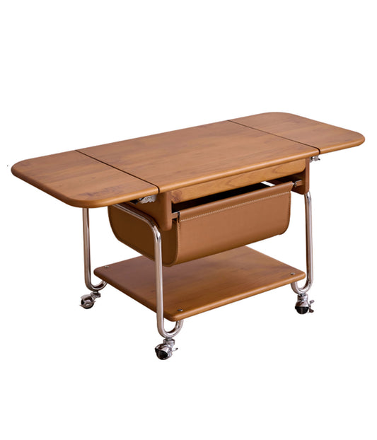 Chapterliving Aston Table Warm Oak & Chrome